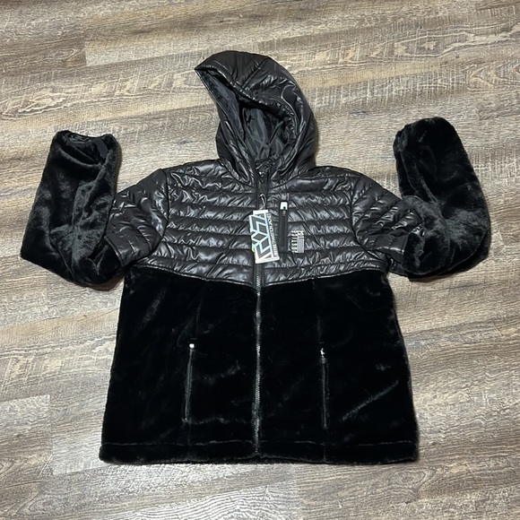 Justice NWT!!🎊girls, light weight full, zip, hooded jacket, size 16/18 - Picture 3 of 16